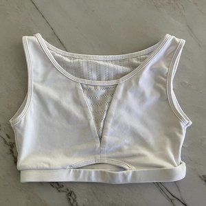 White dance crop top, HoneyCut